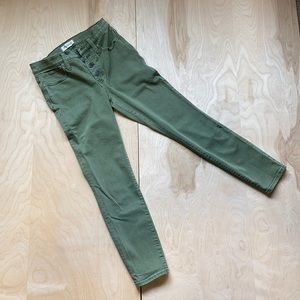 Madewell 9” high rise skinny crop size 26
